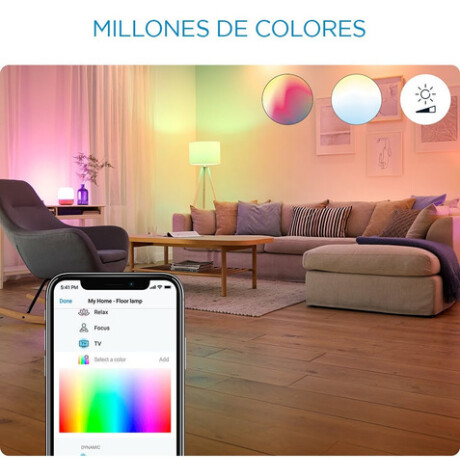 Lámpara Wiz Wifi Color GU10 LED 4.9W Phillips Lámpara Wiz Wifi Color GU10 LED 4.9W Phillips
