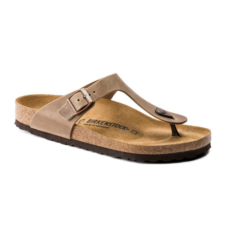 Sandalia Gizeh Oiled Leather - Regular Brown