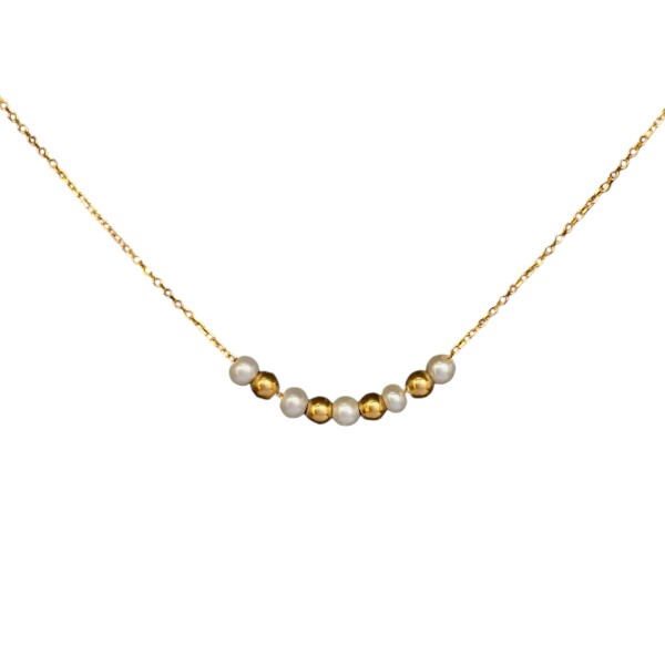 Conjunto Perlas-Oro bajo-Con Perla-CJ8003 Conperla