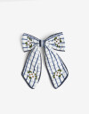 Hebillas Francesas Moño Hebilla Francesa Moño Textil Estampadao - Estampado Geometrico