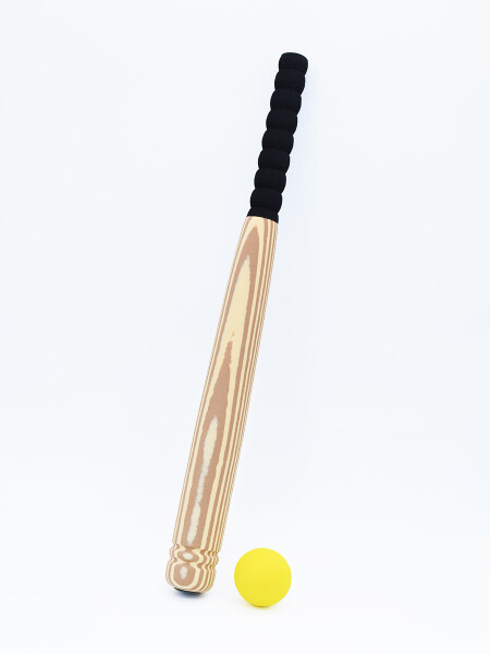 BAT BEISBOL CON PELOTA EVA BEIGE (V)