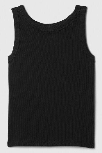 Musculosa Cuello Alto Niña True Black
