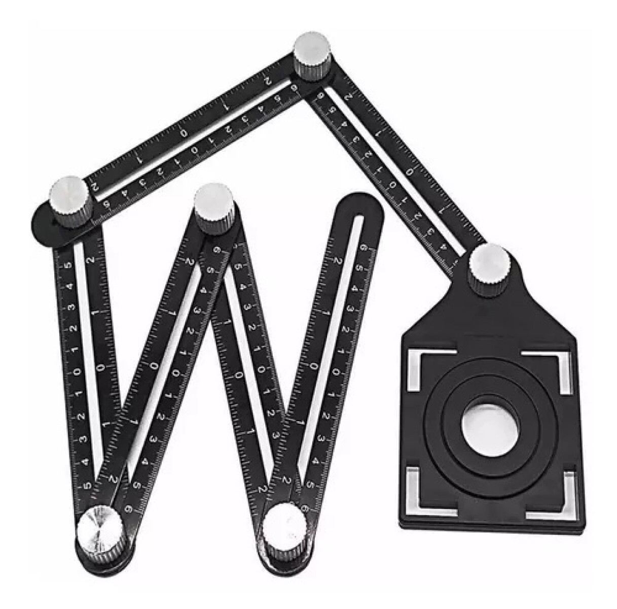 TOLSEN REGLA COPIADORA DE ÁNGULOS ALUMINIO 6 TRAMOS 8 (C/U) 