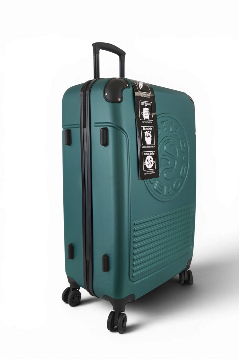 Valija grande ABS (fibra) de 28" Verde M