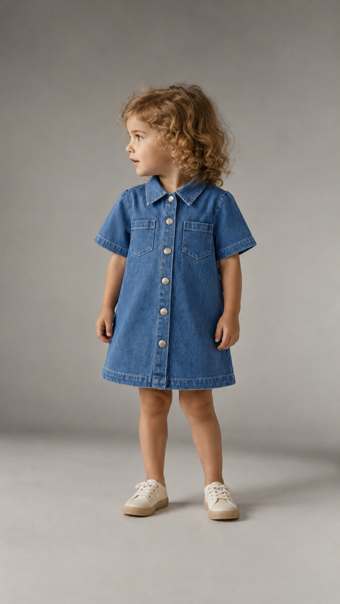 VESTIDO RAMONA MINI - ROSADO. 