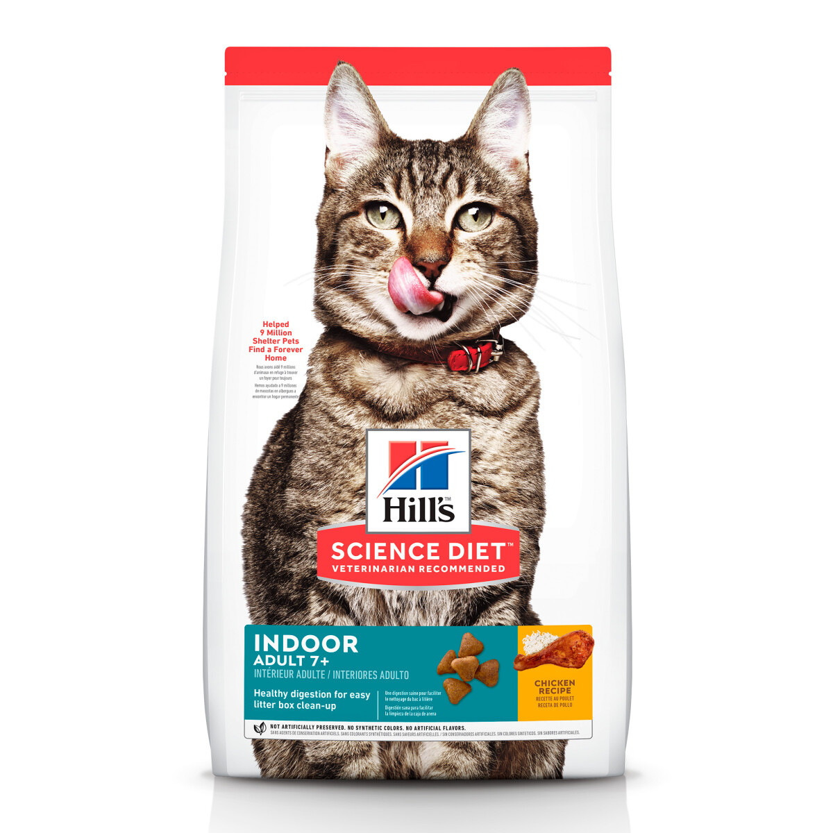 Gato Adulto 7 + Indoor Hill's 1.6 Kg 