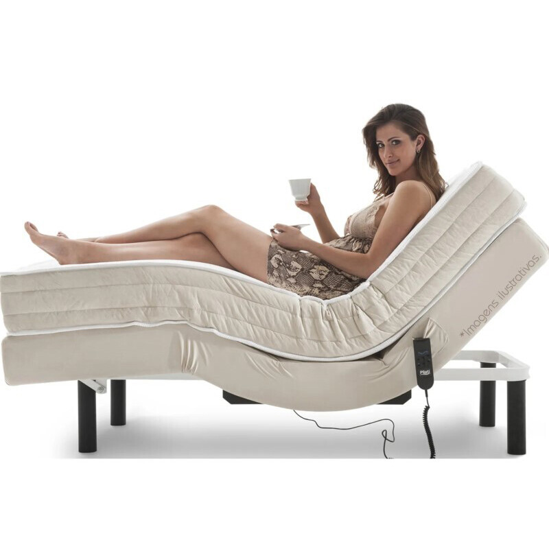 Cama Articulada Italian Marca Pilati 180 x 2.00 King + Colchón Cama Articulada Italian Marca Pilati 180 x 2.00 King + Colchón