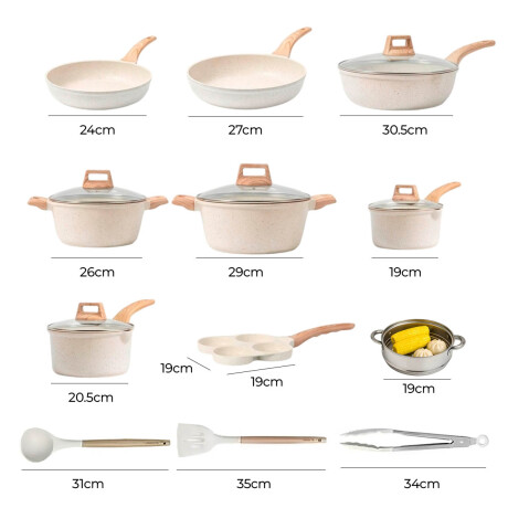 Juego Batería Cocina Completa 21 Piezas El Chingón Juego Batería Cocina Completa 21 Piezas El Chingón