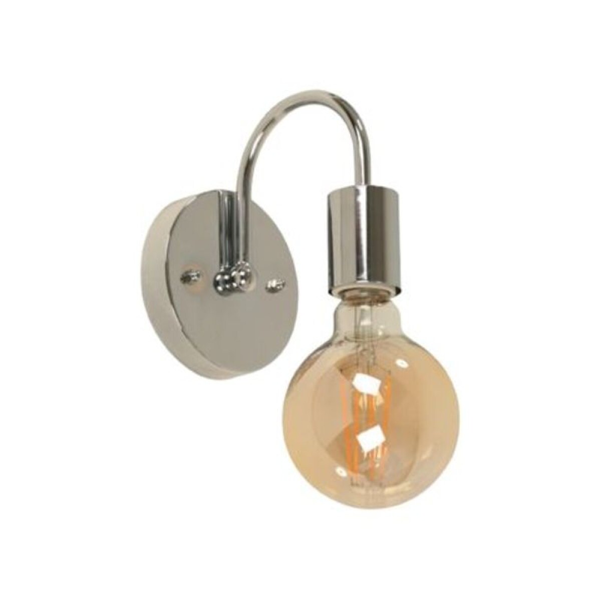 APLIQUE 1L NICOLE E27 CROMO 