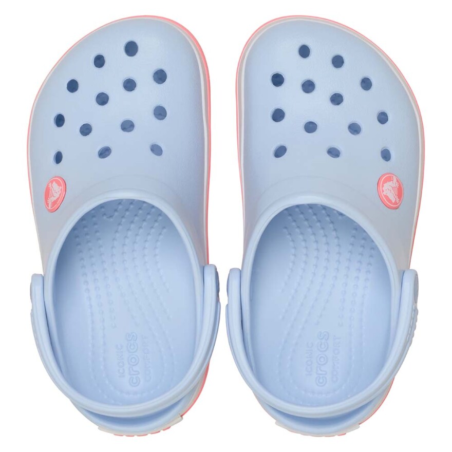 Crocs Crocband Clog T Niños 1 a 5 años Blue Frost/guava