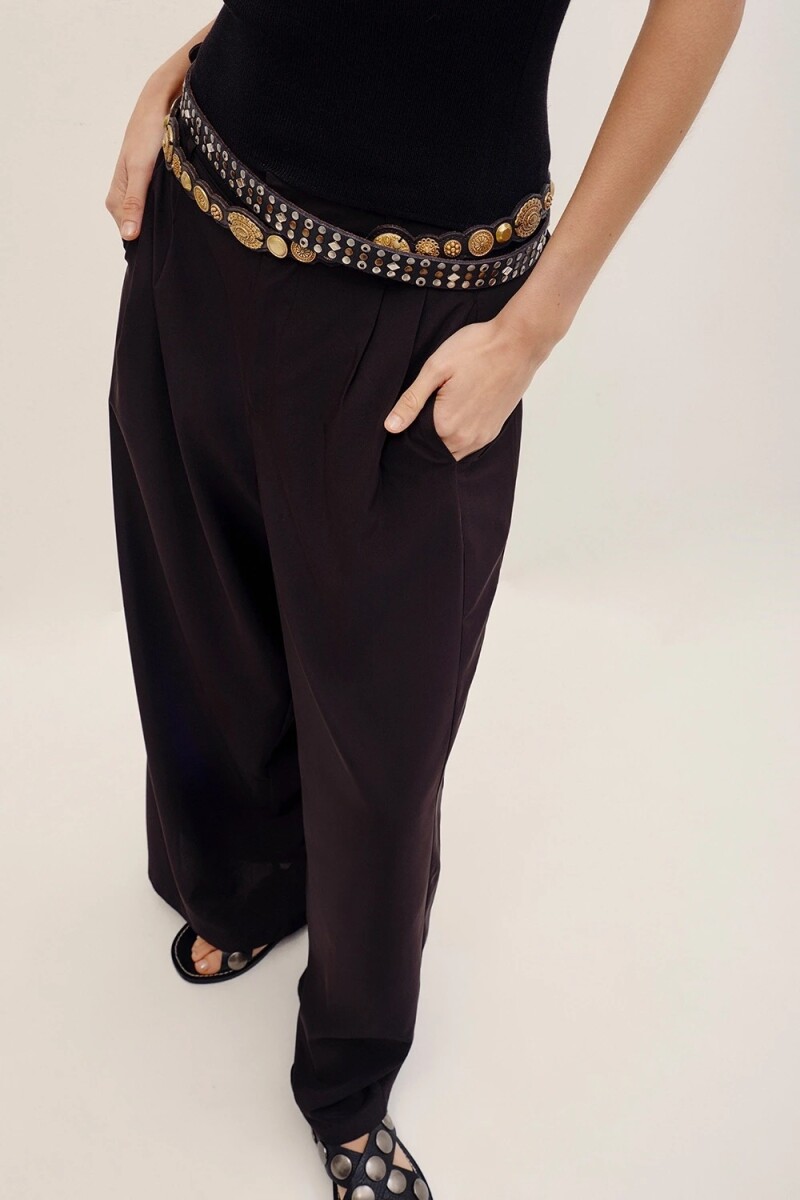PANTALON SENDAI WIDE Negro