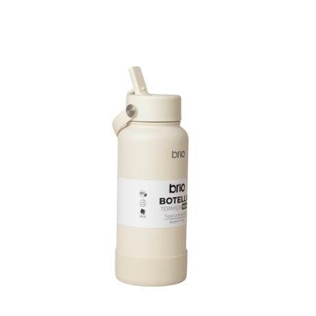 Botella Térmica brio 950ml Acero Inoxidable Crema