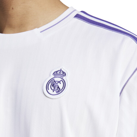 Camiseta adidas Real Madrid Terrace - White with Blue White with Blue