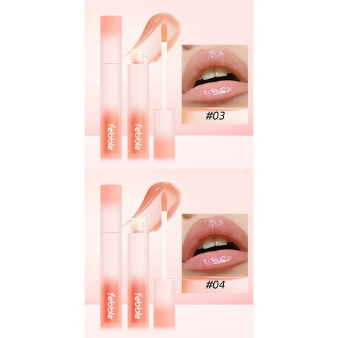 FEBBLE Brillo de labios 6 tonos Febble Brillo De Labios 6 Tonos