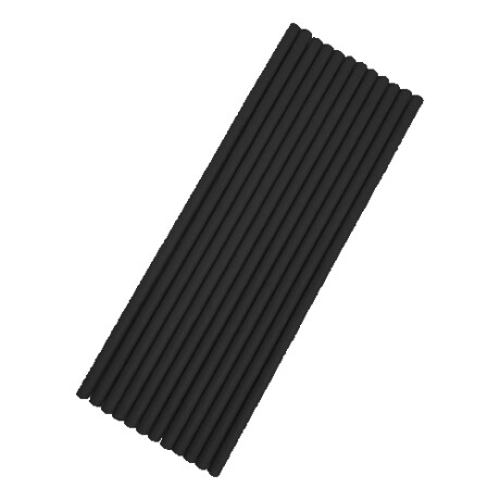 Sorbito Zig-Zag x 25 Negro