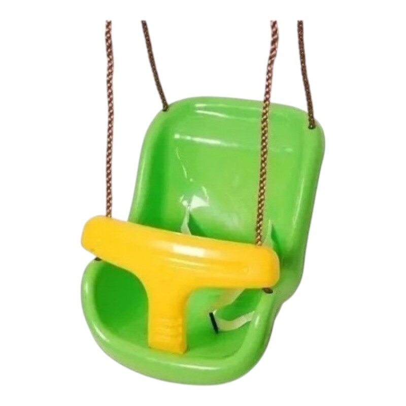 Hamaca Bebe Plástica con Cinto Verde