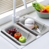Escurridor para pileta de cocina bacha gris