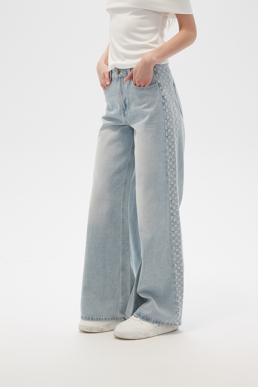 Pantalon Corfu Celeste