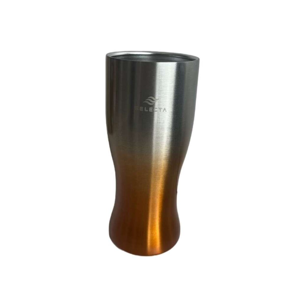 Vaso Termico De Cerveza 480Ml - Degrade Naranja 