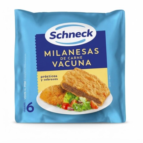 Milanesa De Carne Schneck X 700 Gramos Milanesa De Carne Schneck X 700 Gramos
