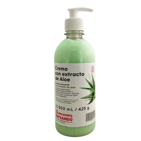 Crema con Aloe 500 mL