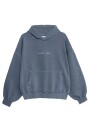 Pigment Dyed Blue Icon Hoodie Azul