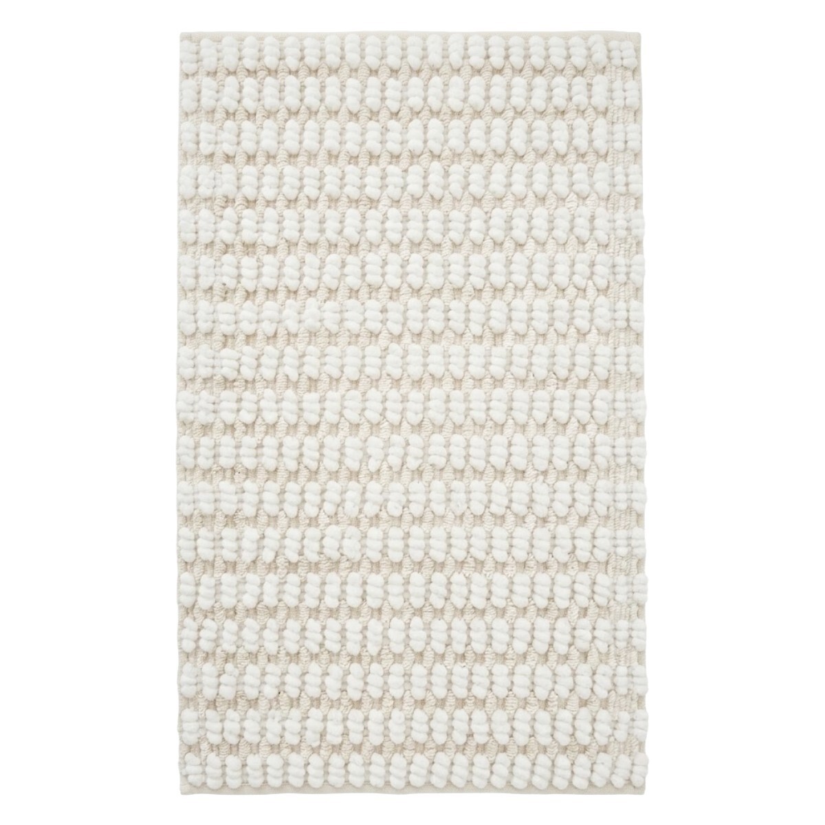ALFOMBRA BLANCO COMB P/BAÑO 50X80CM 