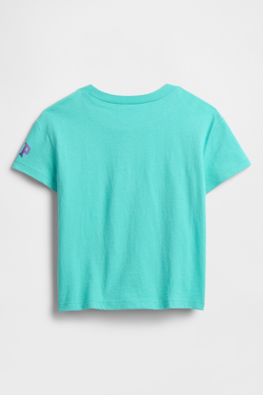 Remera Disney Toddler Niña Water Garden Green