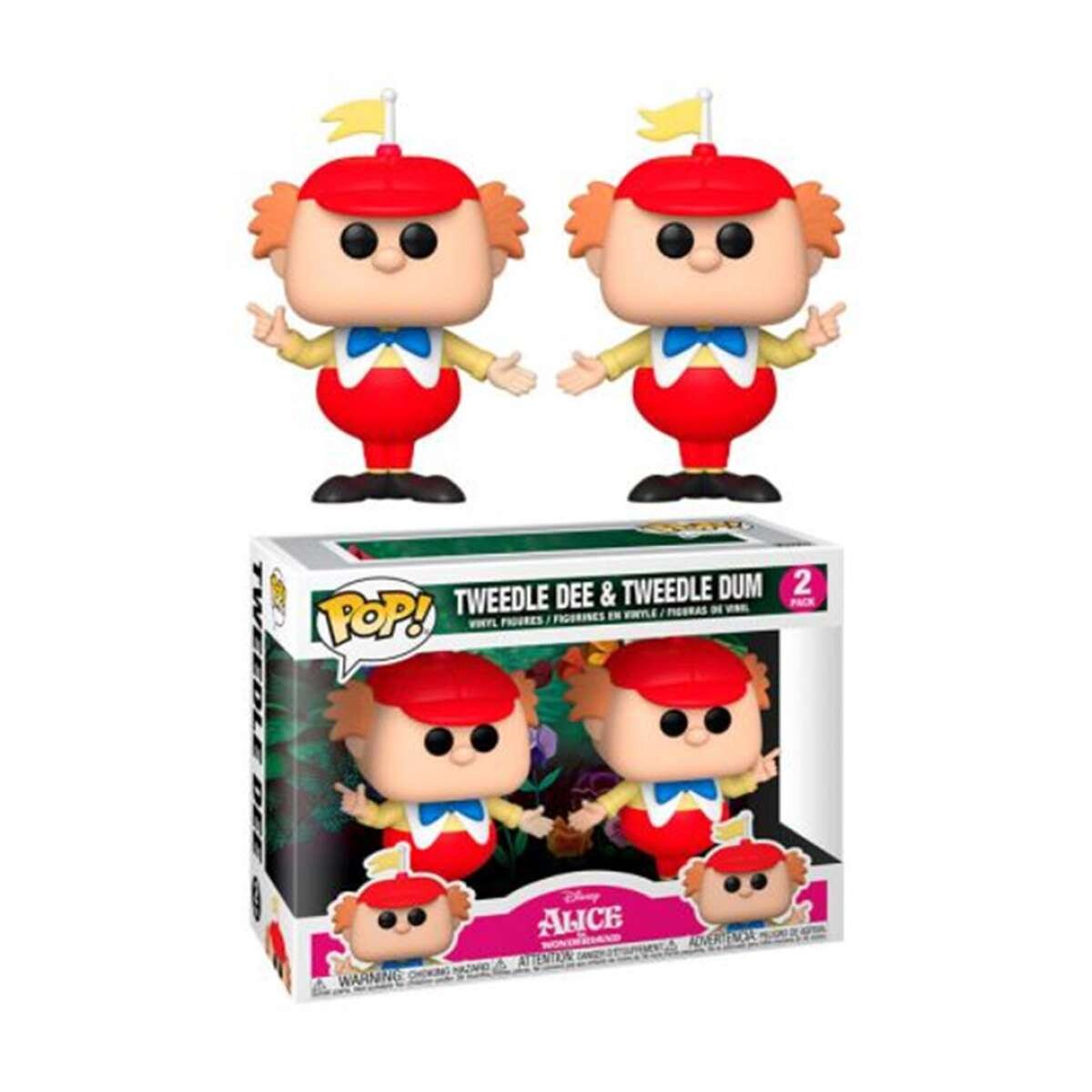 Tweedle Dee & Tweedle Dum pack de dos Alice In Wonderland - 02 