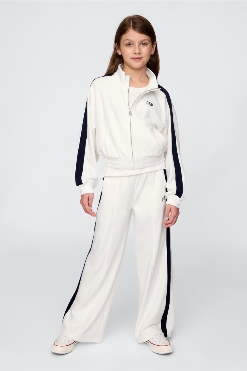 Pantalón Deportivo Logo Gap Sin Felpa Niña New Off White Opt1