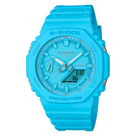 Reloj G-Shock Ga2100-2A2Dr En Resina Celeste 0
