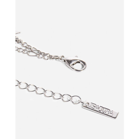 Pulsera Con Estrellitas Plateado Rodio