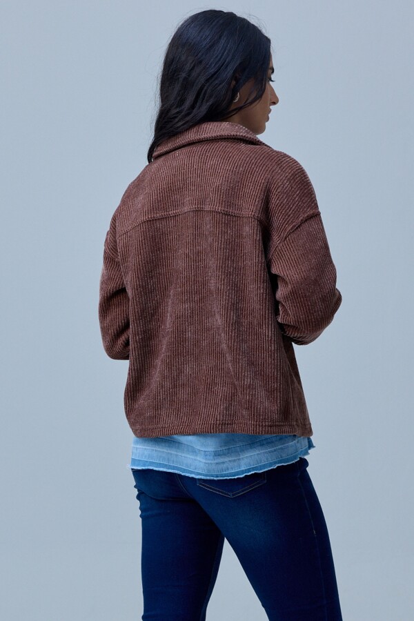 Camperita Corderoy MARRON