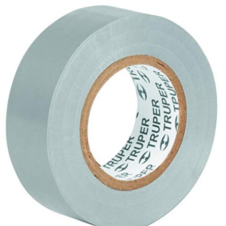 CINTA AISLADORA 19MM.X9MT GRIS (V X MULT.8U) TRUPER M-22G N/a