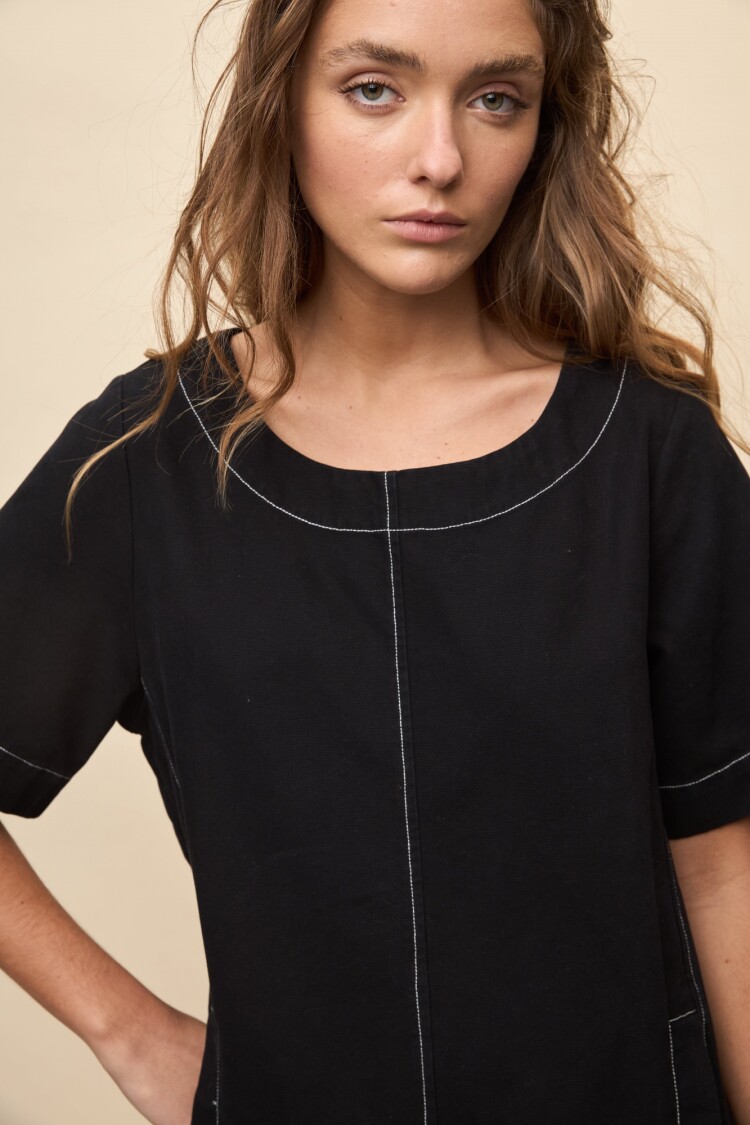 VESTIDO IRON Negro