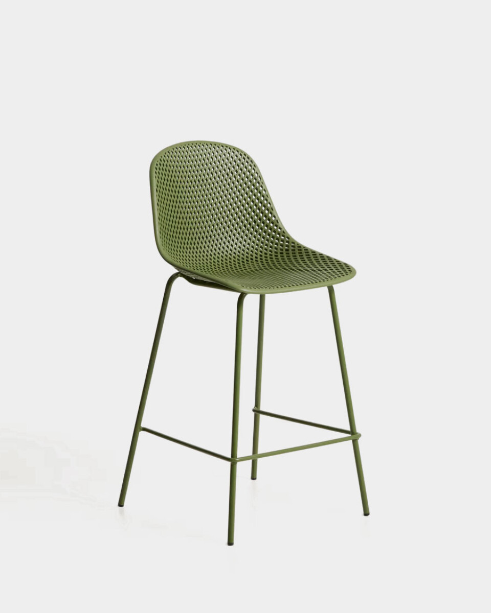 Taburete exterior Quinby - verde 65 cm 