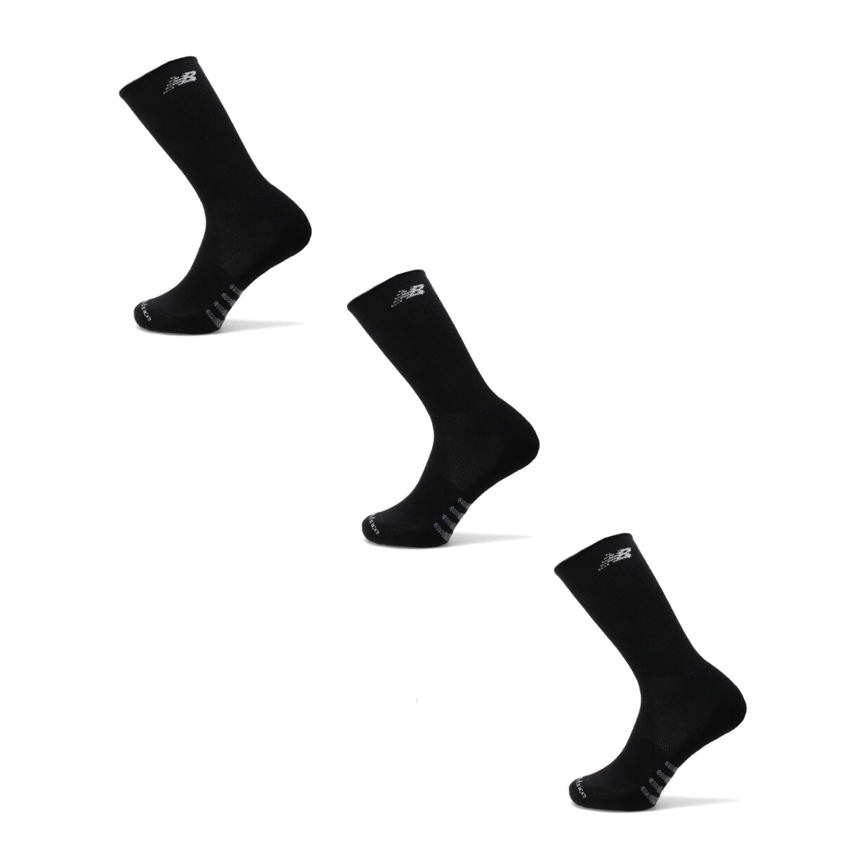 Medias Unisex New Balance Crew X3 - Negro 