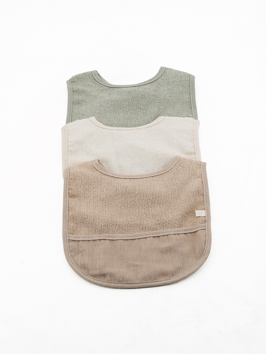 BABERO PACK X 3 - VERDE 