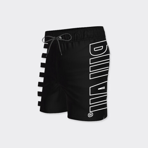 Short Pulau Checker Negro