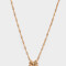 Cadena Corta con Dije Strass Crystal Cadena Corta Con Dije Strass Crystal - Dorado