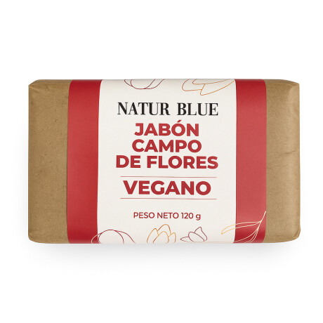 Jabón vegano campo de flores Natur Blue 120g Jabón vegano campo de flores Natur Blue 120g