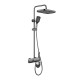 Griferia Barral Ducha Con Transferencia Gun Metal