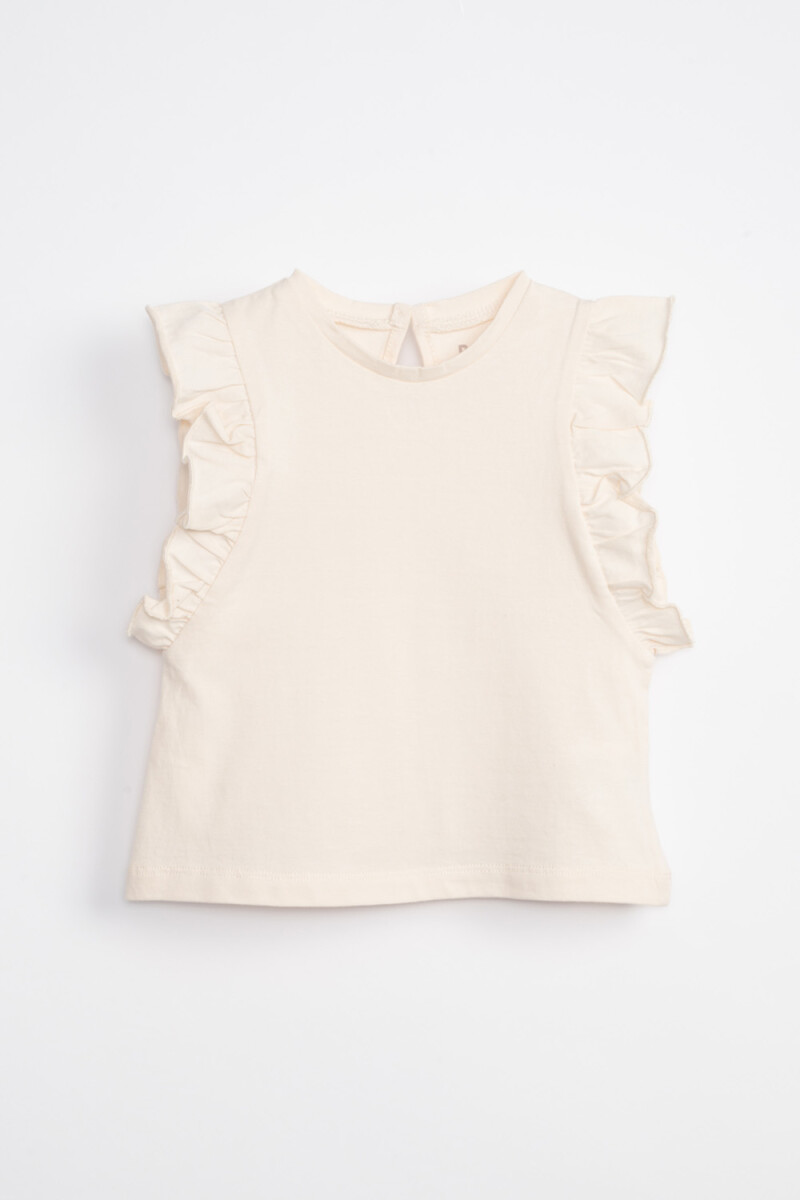 Musculosa volados - Crudo 