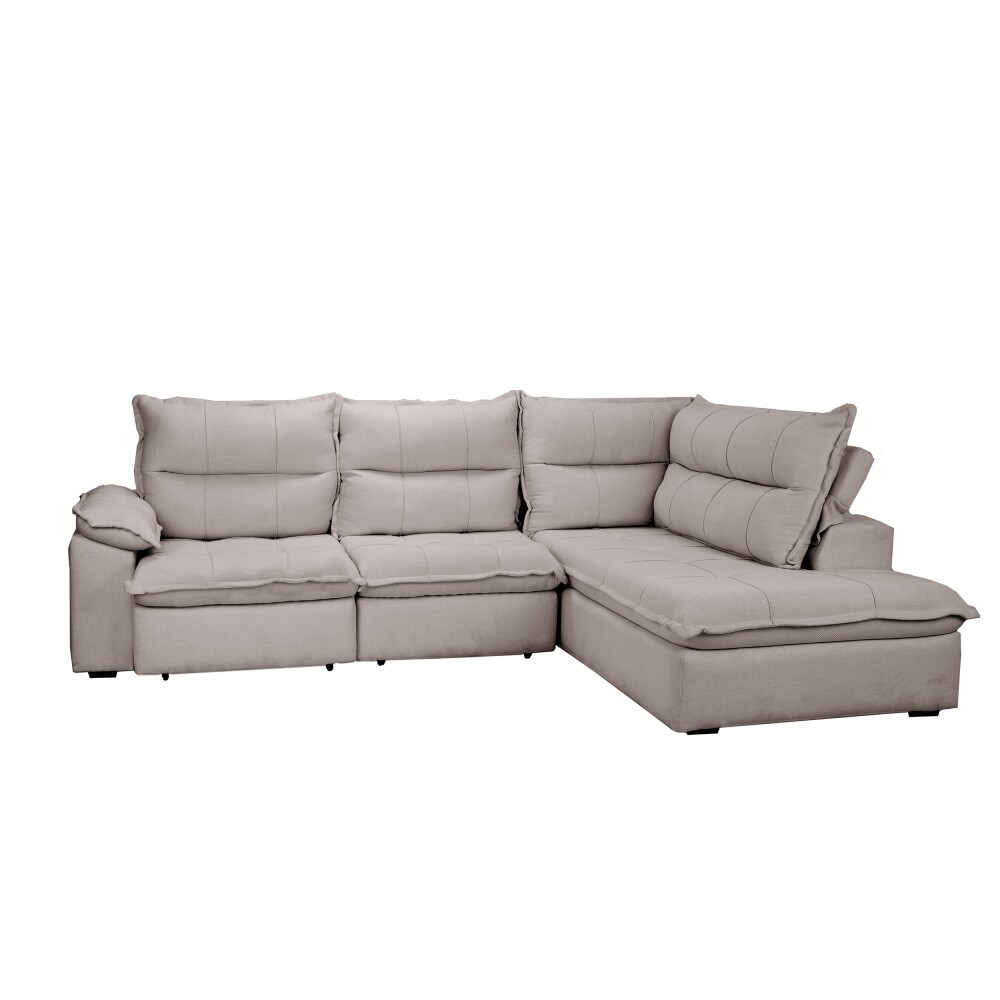 Sillón Cesky con Chaise Gris Derecho