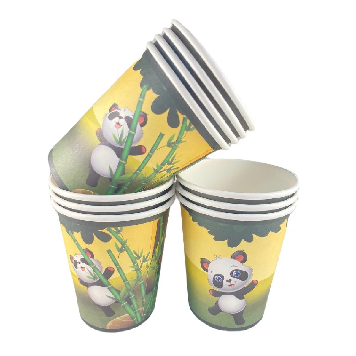 Vaso Descartable Oso Panda x10 