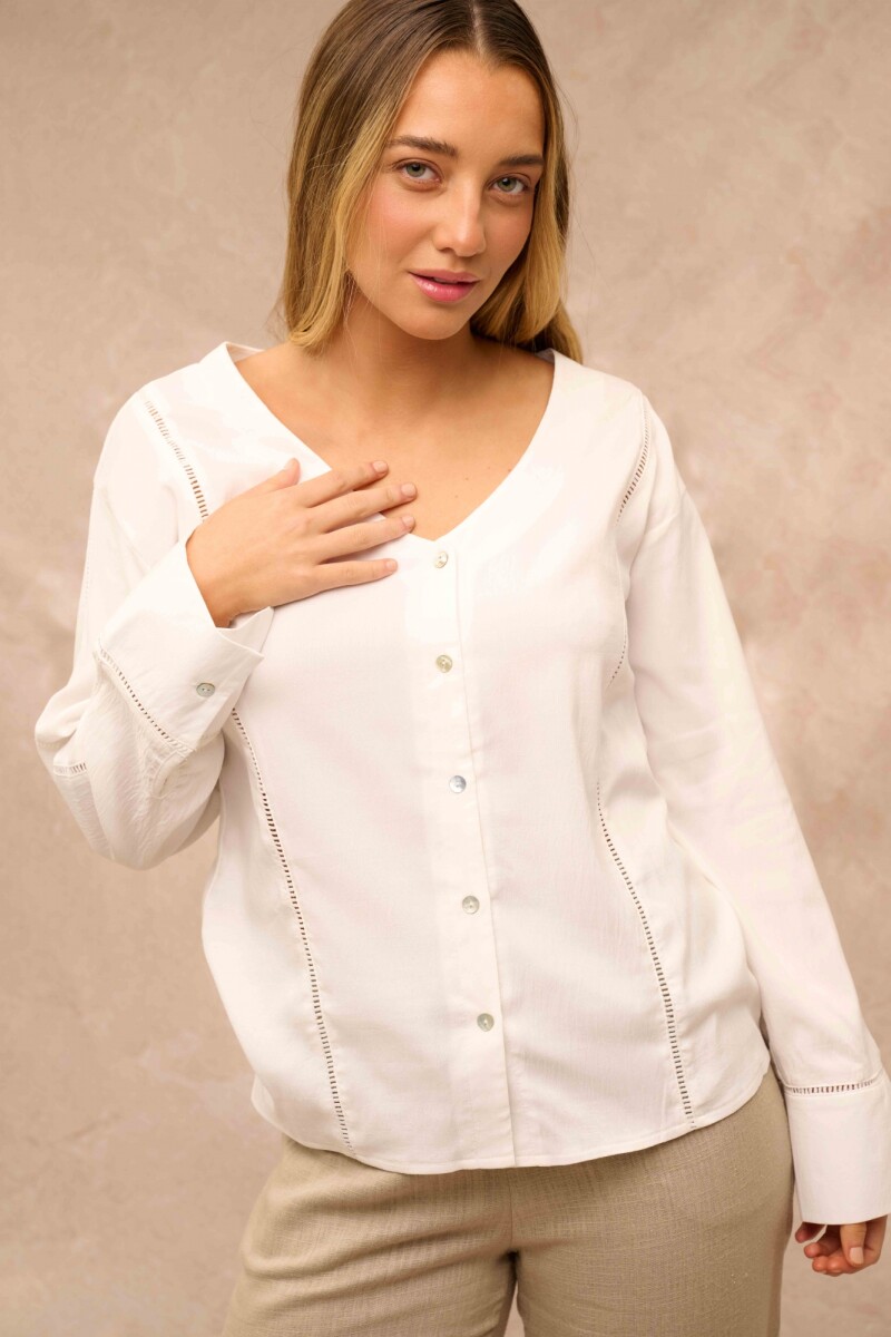 BLUSA SIRA BLANCO BLUSA SIRA BLANCO