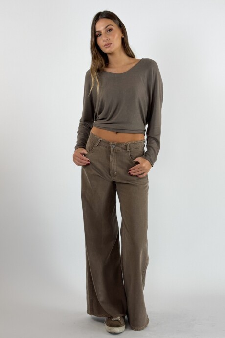 PANTALON LENNON Marron