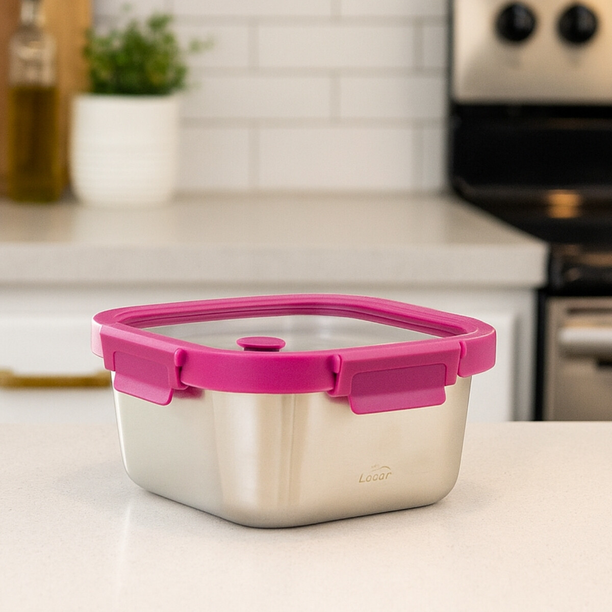 Recipiente cuadrado taper 1500 ml Etern Lacor 