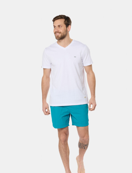 SHORT DE BAÑO LISO Verde Claro