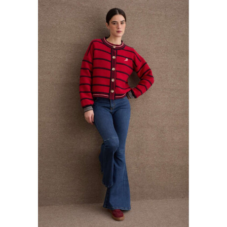 Cardigan Terro Tennis Rojo